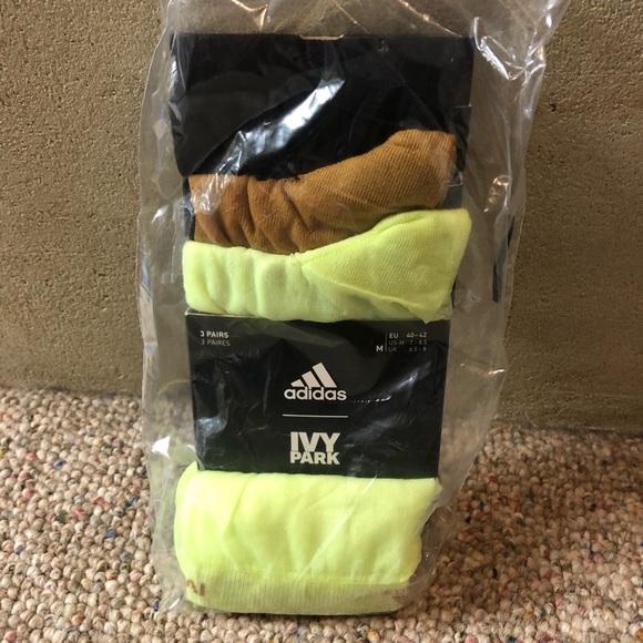 🆕 Drip 💧2.2 IVY PARK x adidas Sheer Socks 3 Pack - Picture 2 of 11